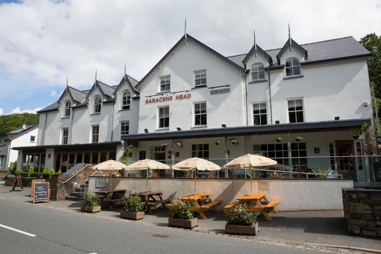 Saracens Head Hotel Beddgelert Bagian luar foto